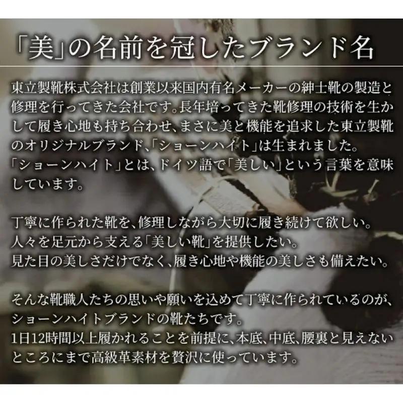 ショーンハイトグッドイヤーウエルト紳士靴　ストレート　黒(ブラック）[23.0cm～28.0cmまで] 〈 日本製 革靴 本革 メンズ ビジネスシューズ ドレスシューズ ストレート 内羽根 国産 靴 