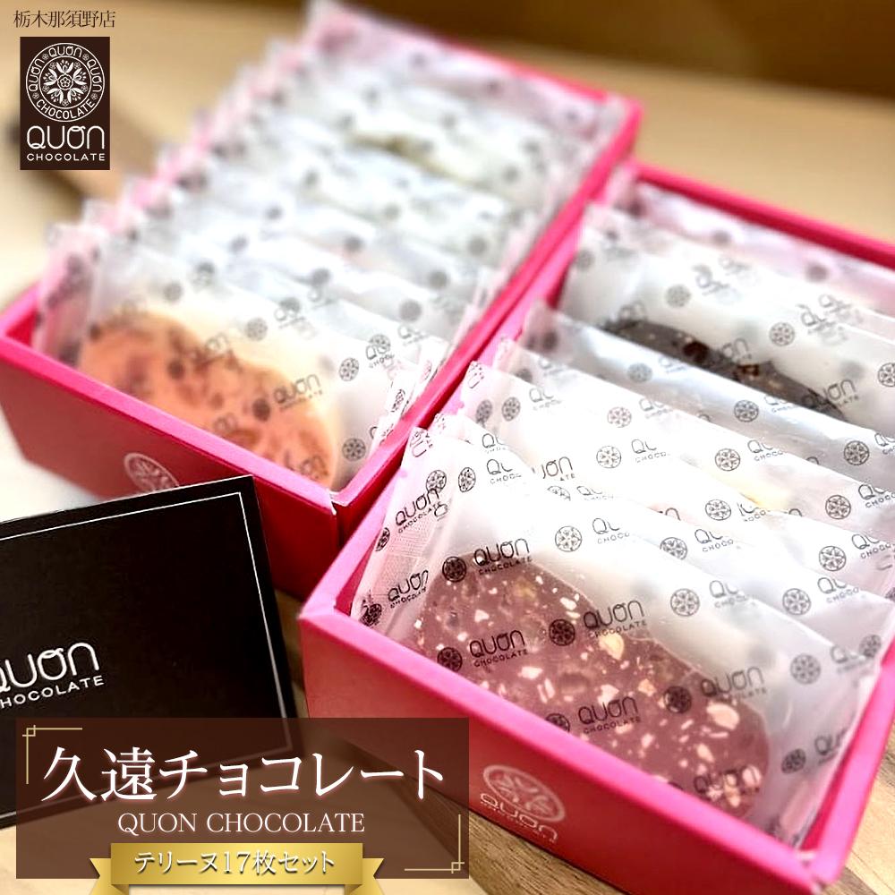 【ふるさと納税】久遠チョコレート　栃木那須野店　テリーヌ17枚セット｜ チョコレート 洋菓子 ショコラ 詰め合わせ セット 厳選 スイーツ QUON | 菓子 おかし スイーツ デザート 食品 人気 おすすめ 送料無料