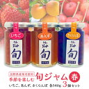 【ふるさと納税】 長野県産 旬 ジャム 140g × 3個 セット ( 春 ) 果実の季節を楽しむ いちご あんず さくらんぼ いちごジャム イチゴジャム 苺ジャム あんずジャム 個包装 瓶 国産 無添加 ギフト プレゼント 贈り物 送料無料 【1209061】