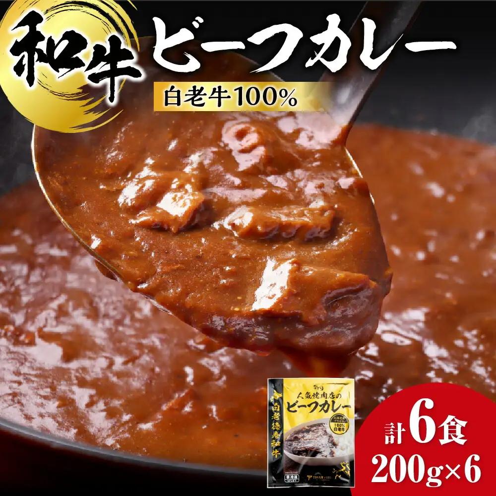和牛 ビーフカレー 6個セット 200ｇ×6袋