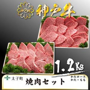 神戸牛　TSYS5　焼肉用セット　合計　1200g【配送不可地域：離島】【1509934】