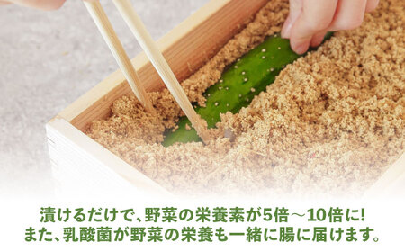 SUGIDOCO スターター＆ぬか漬け トレイ セット 漬物 糠漬け ぬか箱 米ぬか スギドコ 漬物容器 広川町 / 合同会社いなかず商店[AFAL006]