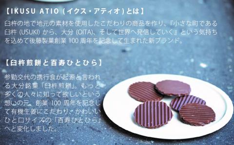 百寿ひとひら ミニ臼杵せんべい(生姜×チョコレート)計24枚