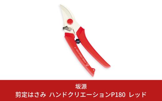 剪定はさみ ハンドクリエーションP180 レッド 花ハサミ 園芸ハサミ 生花用 園芸用品 ガーデニング用品 [坂源] 10000円以下 1万円以下 【010S385】