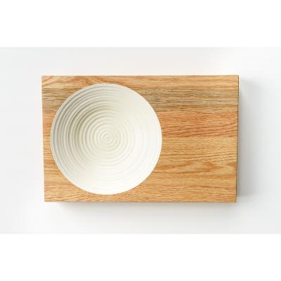 ふるさと納税 津山市 晴れの日のパスタ皿【オーク/スノーホワイト】H28mm