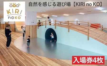 自然を感じる遊び場【KIRI no KO】入場券 平日/4枚 チケット 入場券 京都 チケット きりのこ キリノコ