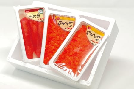 塩いくら140g×2P・辛子明太子140g C-16029