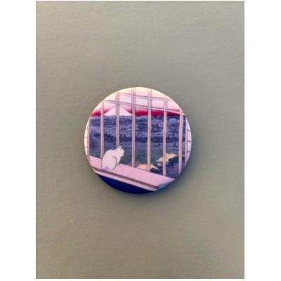 ふるさと納税 和泉市 和泉市久保惣記念美術館オリジナル缶バッジ　3点セット(日本画) |  | 03