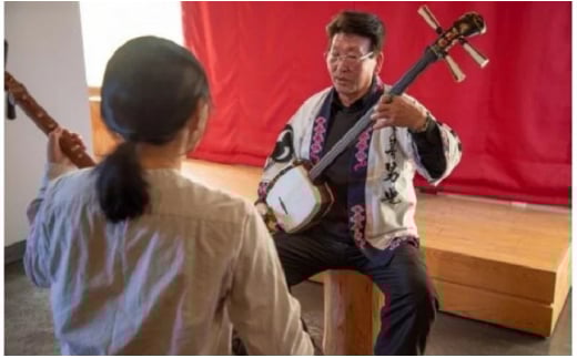 観光施設「津軽藩ねぷた村」見学・津軽三味線演奏体験ペアチケット（お土産付）【 入場券 優待券 体験チケット  】
