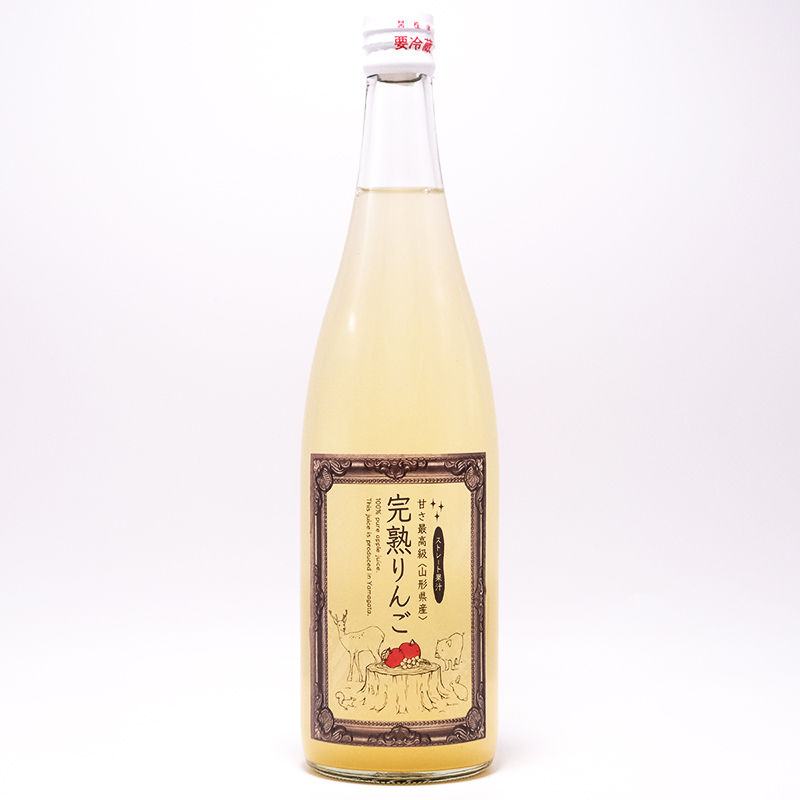 山形特産 ふじりんご 果汁100％ ストレートジュース 6本セッ