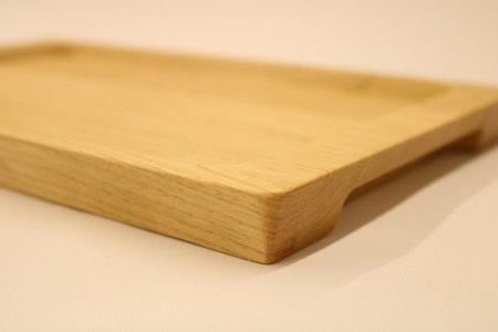 トレー お盆 おしゃれ 木製 トレイ 無垢材 キッチン 雑貨 国産 栗の木 栗材 インテリア 藤枝家具 木工品 日用品 遊木舎 G132 トレイSQ 静岡県 藤枝市  | トレー トレー トレー トレ