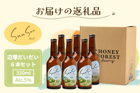 SunSunALE　辺塚だいだい6本セット
