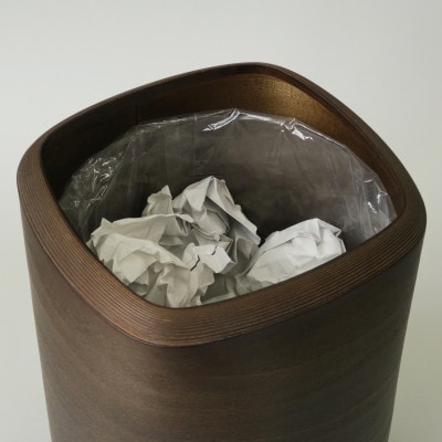 BUNACO　IB-D8216　ダストボックスtwist□　Lサイズ(ダークブラウン)