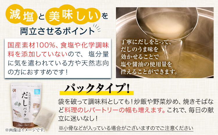 大田記念病院が考えた だしパック 10包×10袋入り 計100包入り 株式会社カネソ22 国産厳選素材使用 簡単 だし 本格だし 国産素材 減塩 お手軽 ふりかけ パックタイプ ジッパー付き さば節 