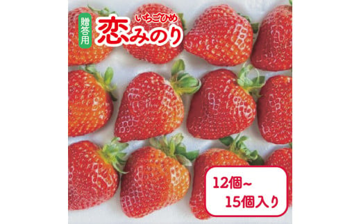 いちご 恋みのり 12～15個 いちごひめ 大粒 贈答用 果物 フルーツ 苺 ストロベリー  ケーキ アイス タルト ジュース ゼリー ジェラート シャーベット ジャム スムージー 洋菓子 和菓子 フ