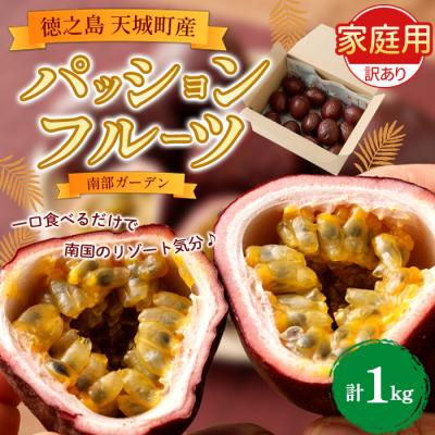 ふるさと納税 天城町 【2027年発送】先行受付 徳之島 天城町 南部ガーデン パッションフルーツ 家庭用 1kg
