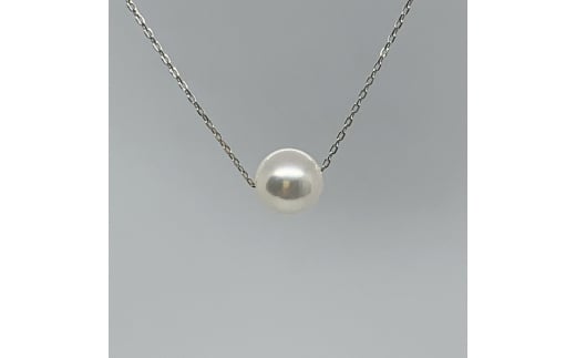 100-16三重県産あこや真珠7.5ｍｍW G(K14）プチペンダント