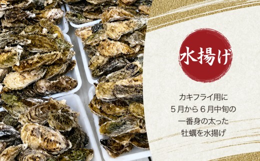 27-12 浦村牡蠣 カキフライ 20個×4パック 浦村産 大粒 牡蠣フライ 冷凍