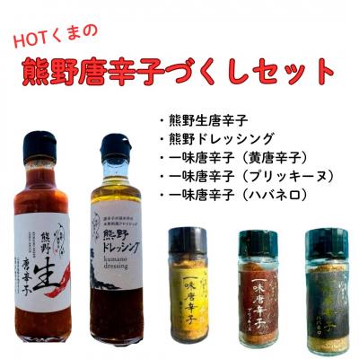 ふるさと納税 熊野市 HOTくまの「唐辛子づくしセット」
