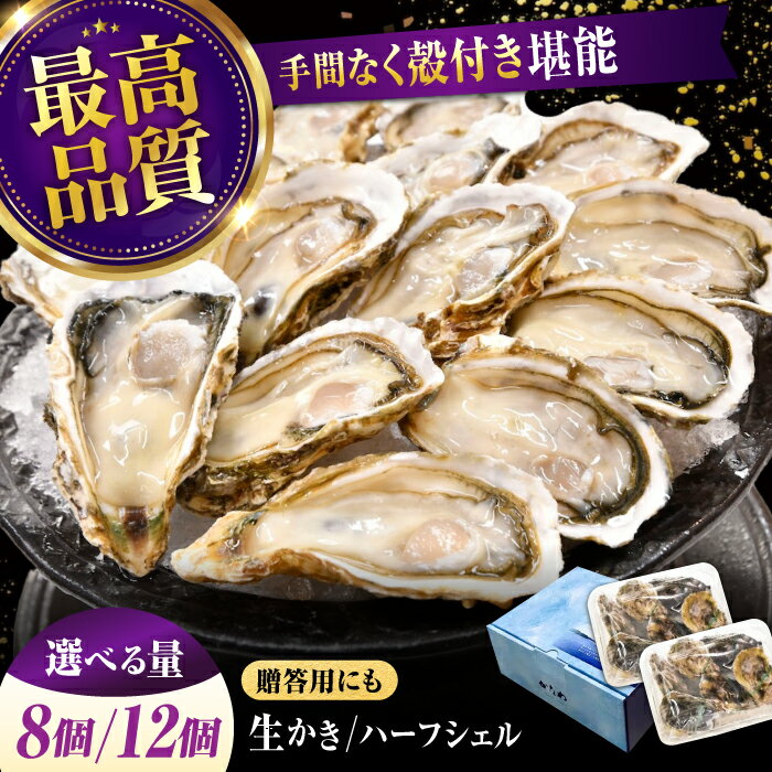 【ふるさと納税】広島牡蠣の老舗かなわ【生牡蠣】【選べる内容量】安心・安全の新鮮牡蠣 牡蠣 かき 殻付き 開殻 ハーフシェルオイスター 生食用 魚介類 海鮮 広島県産 江田島市/株式会社かなわ[XBP009] 牡蠣 生食 むき身 殻付き かき カキ 生牡蠣 カキフライ 広島牡蠣