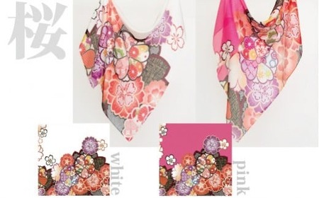 ストール 絽紗 エアロスカーフ ( 雲 レッド ) シルク100% レディース | おしゃれ シンプル マフラー 春夏 春 夏 プレゼント ギフト 母の日 新潟県 五泉市 株式会社 横正機業場