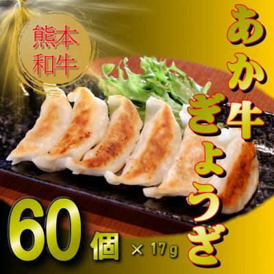 ふるさと納税 球磨村 熊本和牛あか牛ぎょうざ60個セット(球磨村) |  | 01