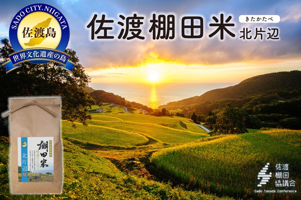 
            佐渡島産コシヒカリ 北片辺棚田米 白米4Kg（2Kg×2袋）【令和7年産】　
          