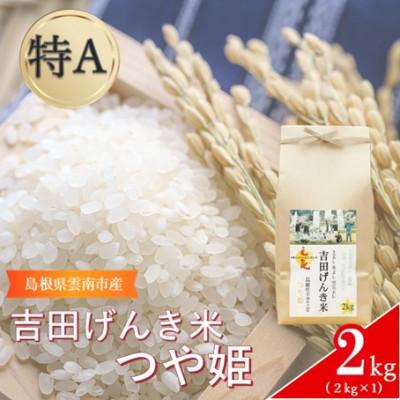 ふるさと納税 雲南市 島根県雲南市産　吉田げんき米　つや姫　2kg(2kg×1)