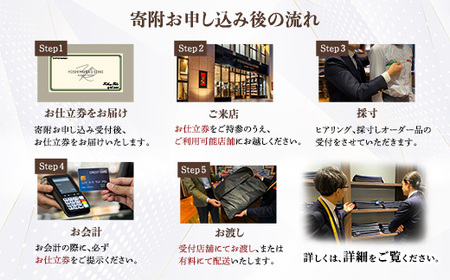 30,000円相当オーダーシャツお仕立て券【吉村株式会社】