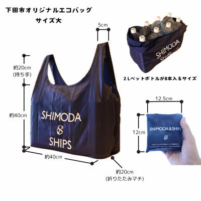 ふるさと納税 下田市 【先行受付】下田市オリジナル　SHIPSエコバッグ(大小セット)　SDGs