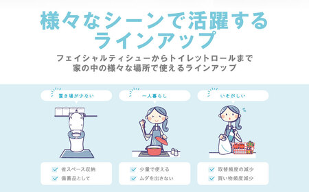 【スコッティ】ティシュー フラワーボックス 250組（5箱パック×2セット）＋フラワーパック 3倍長持ち（4ロール(シングル)パック×6セット）ティッシュ トイレットペーパー 日用品