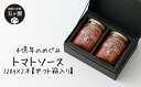 【ふるさと納税】四億年のめぐみ「トマトソース」120g×2本【ギフト箱入り】 | 宮崎県 五ヶ瀬町 調味料 加工品 ソース トマトソース 瓶 瓶詰め