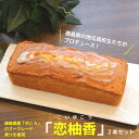 【ふるさと納税】 パウンドケーキ 2本 徳島県 ケーキ 洋菓子 柑橘 人気 スイーツ ケーキ パウンドケーキ お菓子 誕生日 お祝い ギフト お取り寄せ スイーツ ※配送指定不可