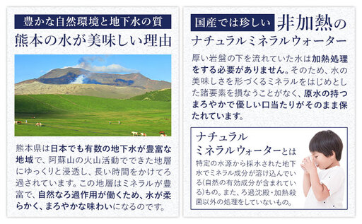 熊本イオン純天然水 ラベルレス 500ml×90本 大容量 《30日以内に出荷予定(土日祝除く)》 水 飲料水 ナチュラルミネラルウォーター 熊本県 玉名郡 玉東町 完全国産 天然水 くまモン パッケ
