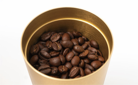 茶筒 キャニスター canister-S half 金 密閉容器 アルマイト加工商品 日本製 キッチン用品 キッチングッズ 職人 技巧 開閉 和風 洋風 お茶 茶葉 お茶っぱ コーヒー 豆 粉 収納 