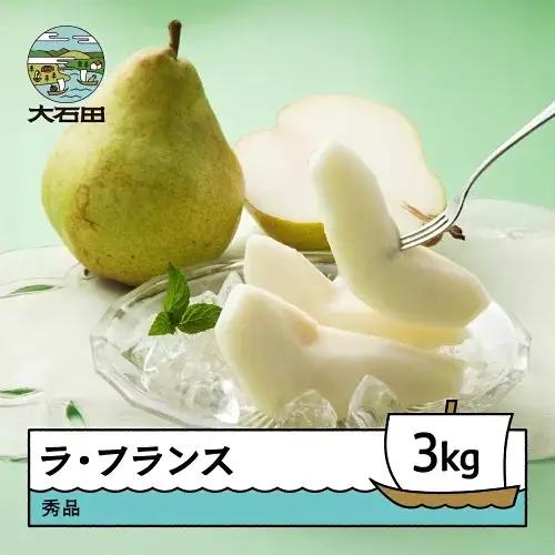 ラ・フランス 3kg 秀品 洋梨 なし ラフランス フルーツ 果物 2025年産 令和7年産 山形県産 ns-laxxx3