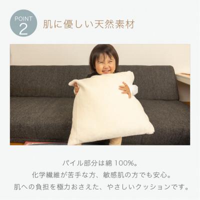 ふるさと納税 橋本市 ほわぽか クッション  エンジ |  | 02