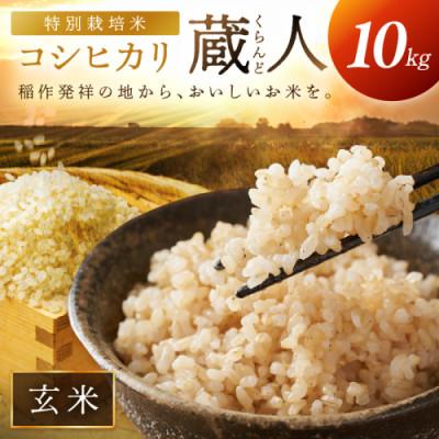 ふるさと納税 京丹後市 【農家直送】令和8年産 特別栽培米コシヒカリ 蔵人(くらんど) 玄米10kg