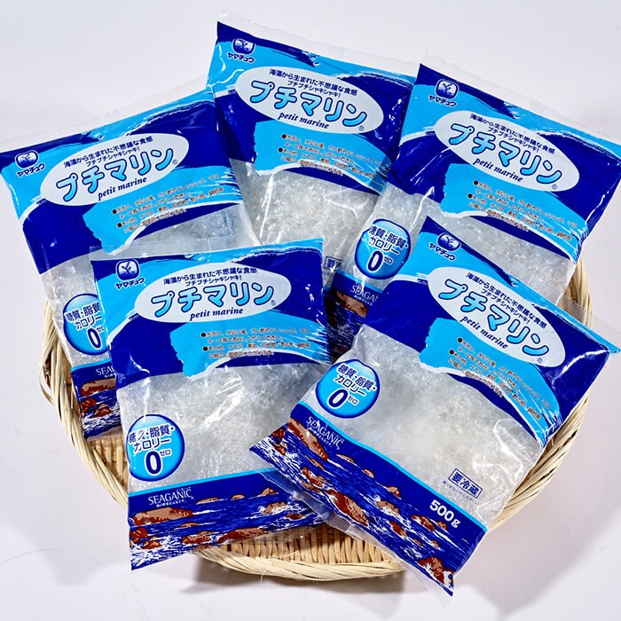 
                  【テレビで紹介！】 ＜業務用＞ プチマリン(大)5袋セット (計2.5kg・500g×5袋) 海藻 プチプチ ヘルシー カロリーオフ サラダ 酢の物 寒天 スープ セット 【opbd006】【山忠】
                