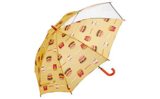 子供用 ジャンプ 傘 55cm 子供 子供用傘 長傘 かさ カサ 雨傘 キッズ こども 子ども  スケーター バーガーコンクス BURGER CONX 男の子 女の子【小学生 幼稚園 ジャンプ傘 雨の日 ジャンプ式 ワンタッチ 通学】奈良県 奈良市 なら 5-091