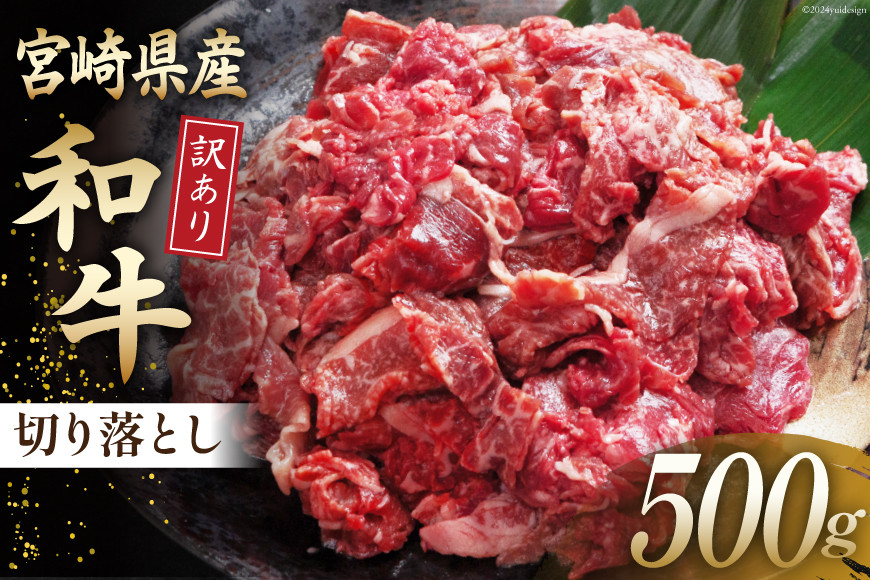 
                  牛肉 訳あり 宮崎県産和牛切り落とし 500g [ウィズ・クリエイティブ 宮崎県 日向市 452060762] 冷凍 数量限定 不揃い 牛 和牛 黒毛和牛 切り落とし
                