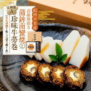 【ふるさと納税】定期便　高級焼抜き蒲鉾南蠻焼と珍味牛蒡巻の詰め合わせAセット（なんば焼1枚・ごぼう巻1本）【4月・8月・12月お届け】