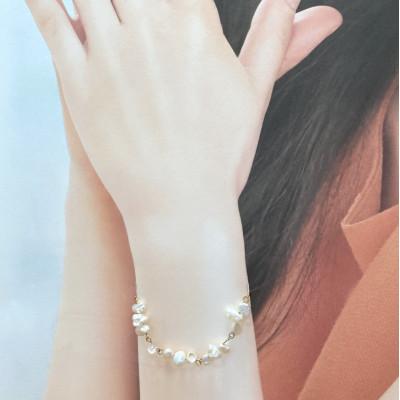 ふるさと納税 小山市 ケシパールとムーンストーンのブレスレット |  | 01