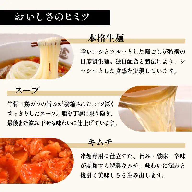 【 定期便3回】6食セット×３回 盛岡 冷麺 Mコース 冷麺