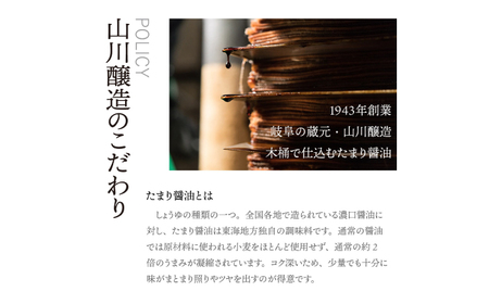 伝承美濃地溜 3種 みのび・漆黒・頑ぽん 各500ml 木桶 熟成 ぽん酢 岐阜市/山川醸造 [ANAD005]