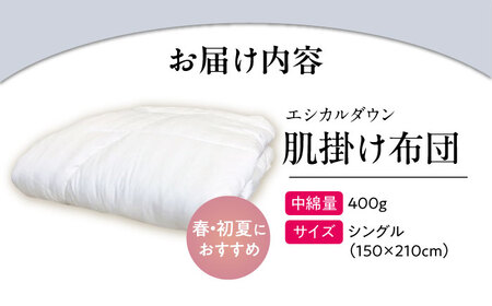 洗える 人工羽毛 肌掛け布団 シングル [BAAK013]掛け布団