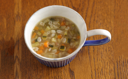 無添加・無着色 くまもと野菜畑スープ ミネストローネ＆押麦入り 各4袋セット 計8袋