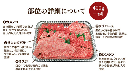 【 常陸牛 】焼肉 5種盛りセット 400g（各80g) × 2パック ( 計800g ) (茨城県共通返礼品)
