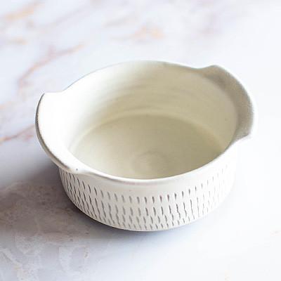 ふるさと納税 東峰村 小石原焼 カネハ窯 飛び鉋グラタン皿セット(白マット×S) |  | 02