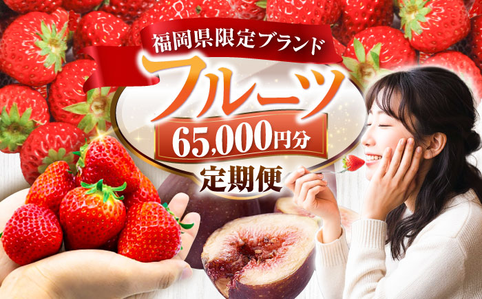 フルーツ定期便 6万5千円コース (あまおう3種＆いちじく) 《豊前市》【豊前市定期便】 [VZZ018]